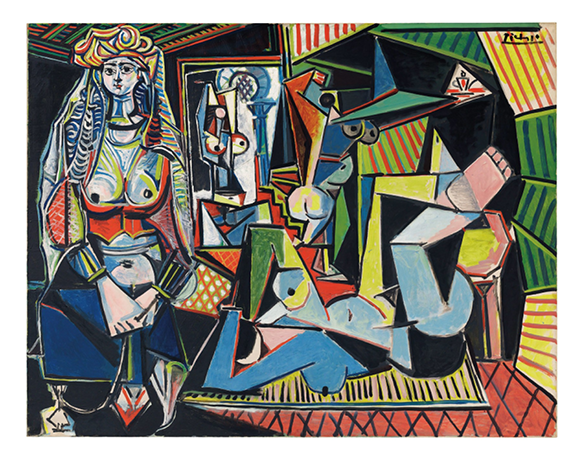 Please note mandatory byline © 2015 Estate of Pablo Picasso / ARN  Les femmes d'Alger (Version "O") by Pablo Picasso. See SWNS story SWPICASSO; A Picasso masterpiece is set to become the most expensive painting ever sold at auction when it goes under the hammer this summer with a £100 MILLION guide price. ‘Les femmes d’Alger’ is a “majestic, vibrantly-hued painting” which was inspired by the 19th century French master Eugene Delacroix. The Women of Algiers in their Apartment was a famous 1834 painting by Delacroix which is currently located in the Louvre, Paris. Picasso created 15 variations of it between 1954 and 1955 - with this piece the final, and most highly finished version., Image: 231932358, License: Rights-managed, Restrictions: follow us on twitter - @swns browse our website - swns.com email pix@swns.com, Model Release: no, Credit line: Profimedia, SWNS